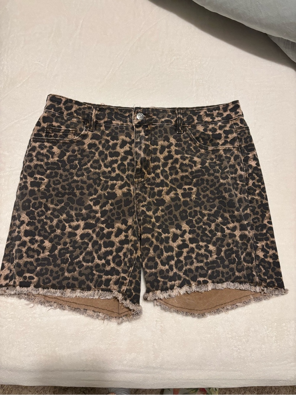 Leopard Print Shorts